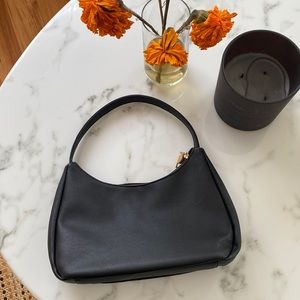 90s BP Baguette Black Purse Shoulder Bag